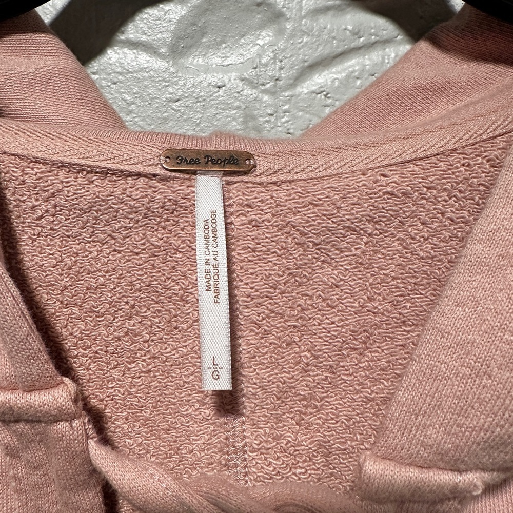 NWT New Free People Candy Sweatshirt Size Large - Picture 7 of 7